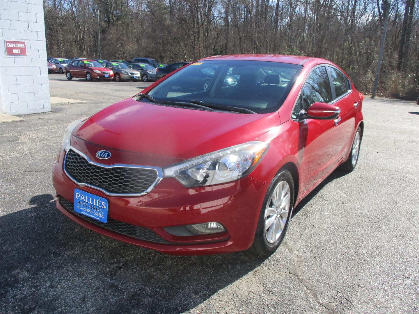 2015 RED Kia Forte (KNAFX4A84F5) , located at 540a Delsea Drive, Sewell, NJ, 08080, (856) 589-6888, 39.752560, -75.111206 - Photo#0